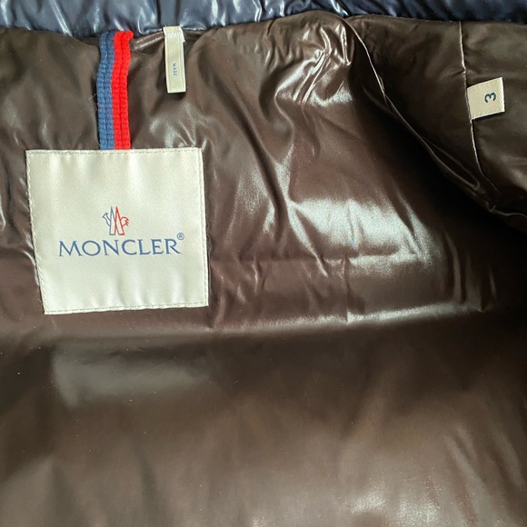 Moncler Navy Blue Down Maya Jacket - Picture 4 of 12